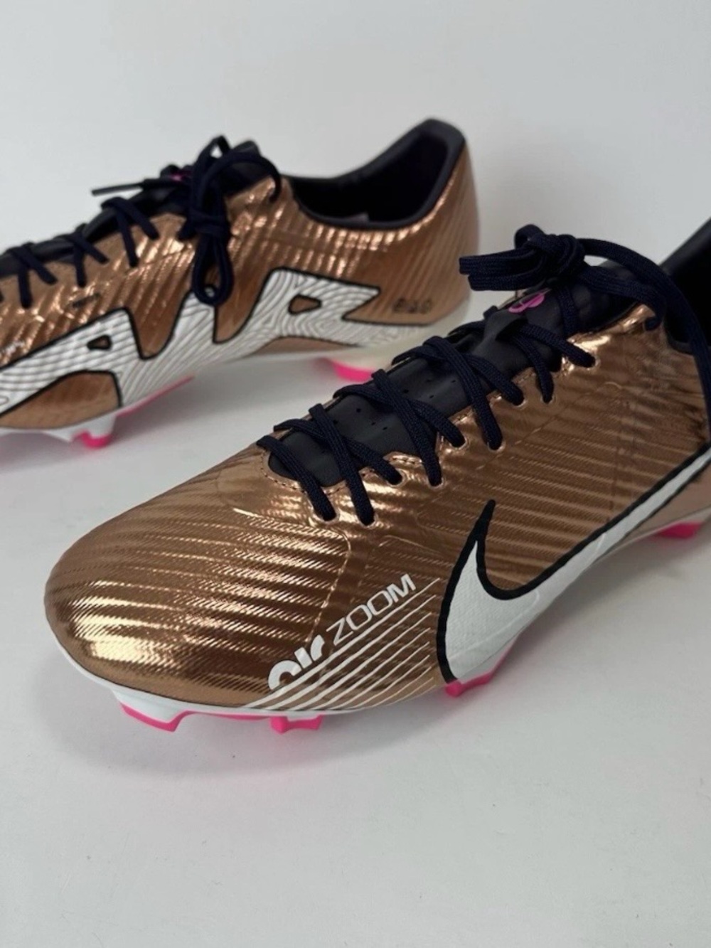 NEW! Nike Zoom Vapor 15 Academy FG/MG Soccer Shoes Copper DR5941-810 Size 11.5